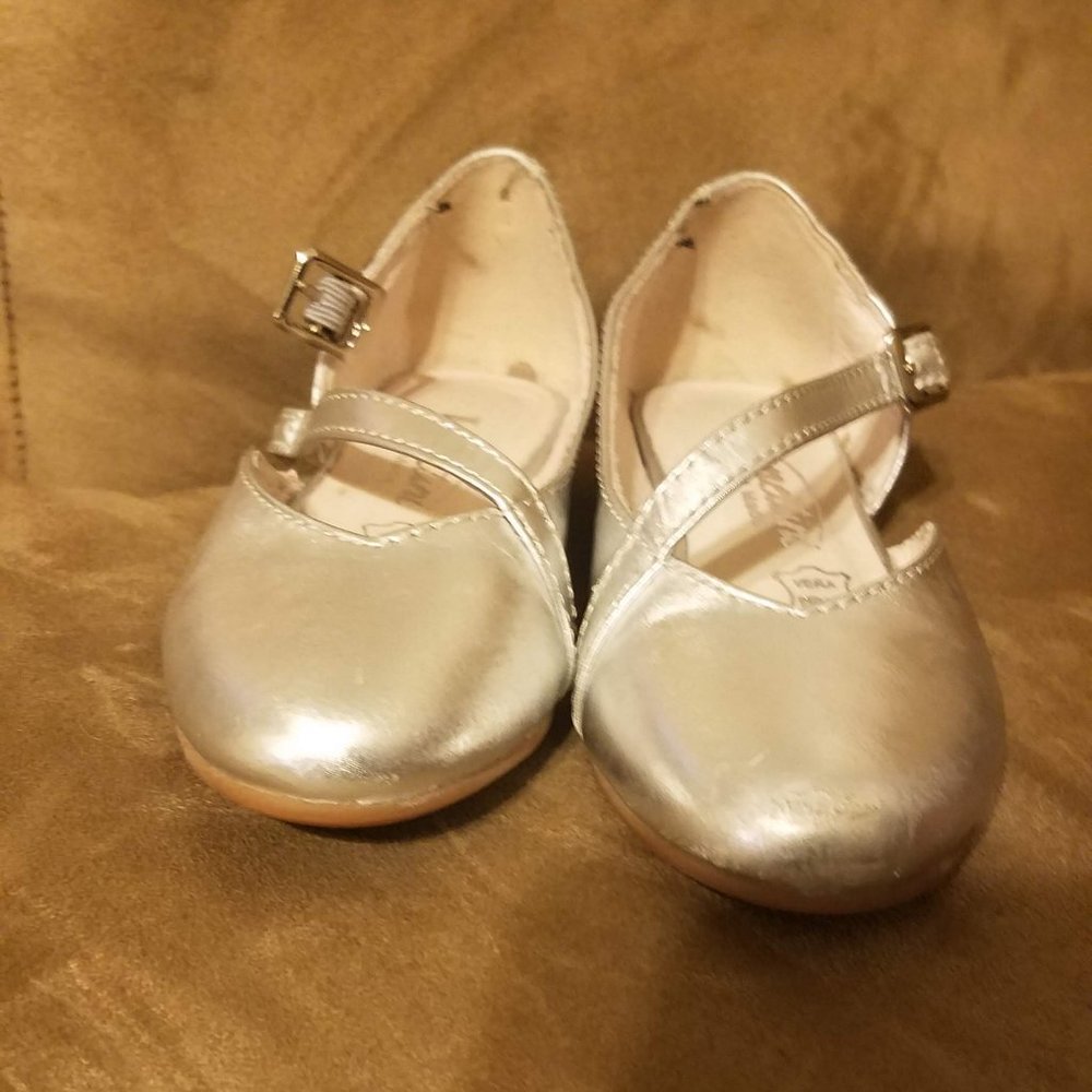 Venettini Silver Girl's Party Shoe